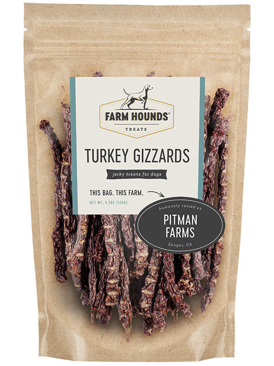 Farm Hounds Turkey Gizzard Strips