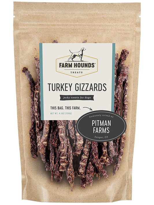 Farm Hounds Turkey Gizzard Strips